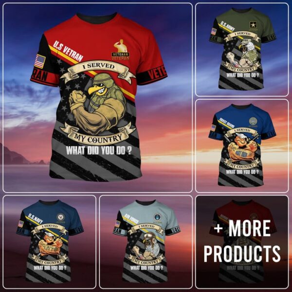Premium US Veterans T-Shirt VT1810006