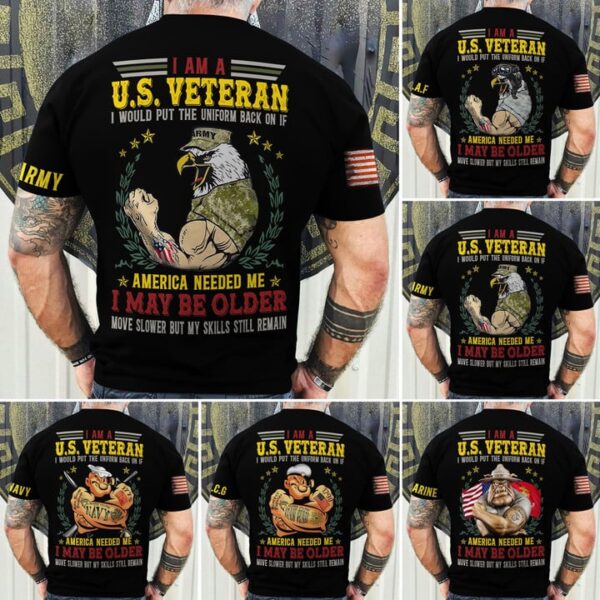 Premium US Veterans T-Shirt VT1810007