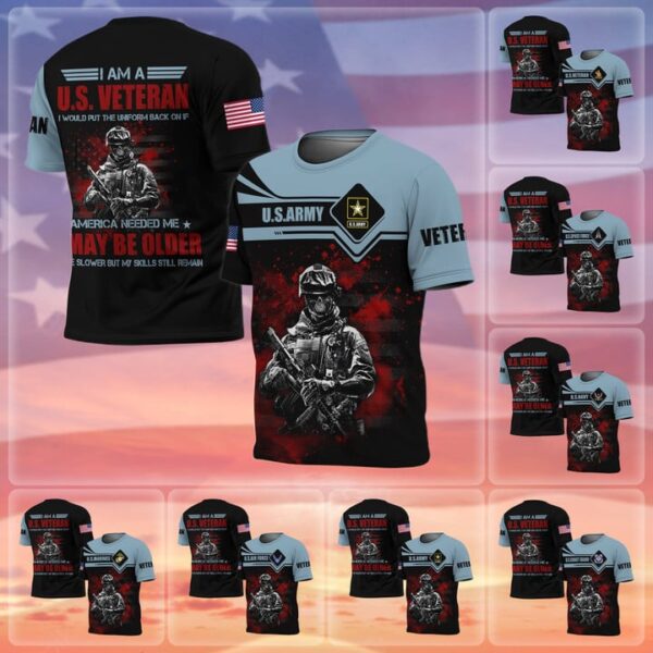 Premium US Veterans T-Shirt VT1810004