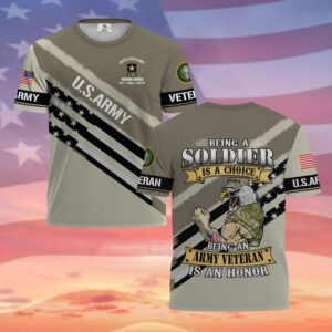 Premium US Veterans T-Shirt VT1810002 - Army, S