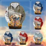 Premium US Veterans Zip Hoodie VT1610026