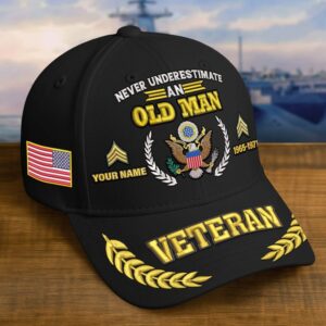 Premium Embroidered US Veterans Cap VT1910001 - Army