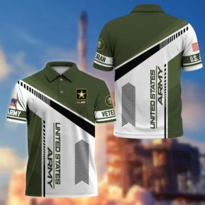 Premium US Veteran Polo Shirt VT020604 - Army, S