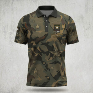 Premium US Army Veteran Polo Shirt VT020606 - S