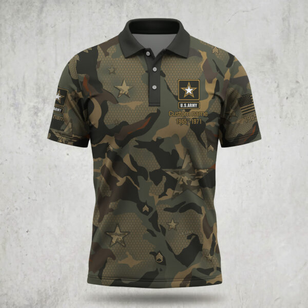 Premium US Army Veteran Polo Shirt VT020606
