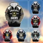 Premium US Veterans Zip Hoodie VT1610035